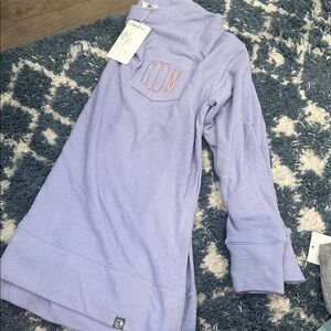 Lavender Pullover with Monogram